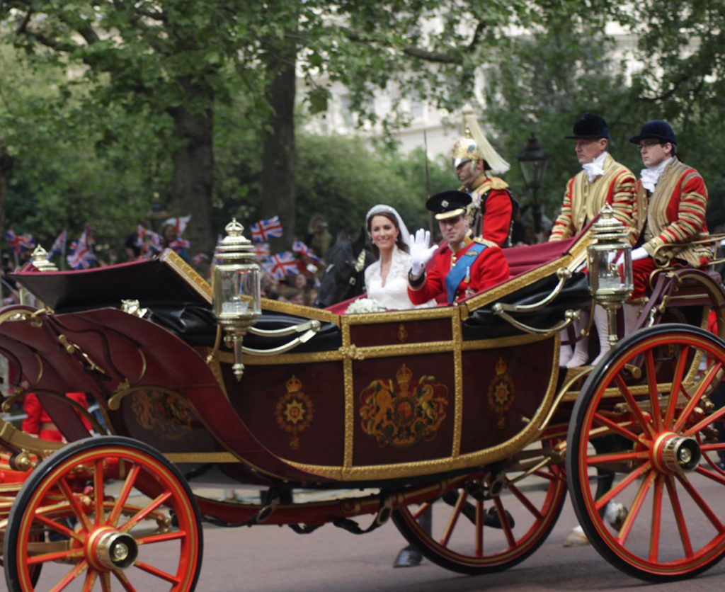 Royal Carriage Wedding of Prince William of Wales and Kate Middleton